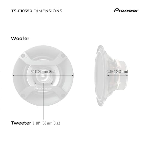 Pioneer F-Series 2-Way & 3-Way Car Audio Speakers