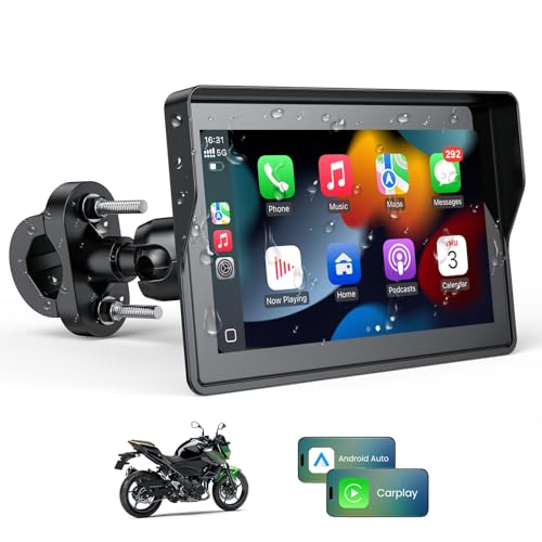 WonVon Motorcycle CarPlay & Android Auto Navigation Display