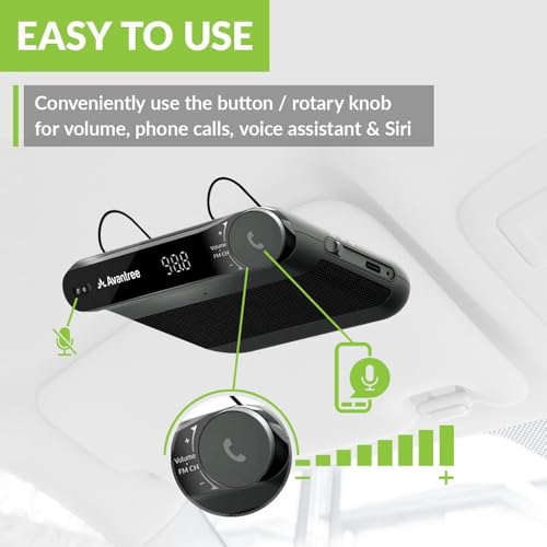 Avantree Roadtrip Bluetooth Car Speaker & FM Transmitter