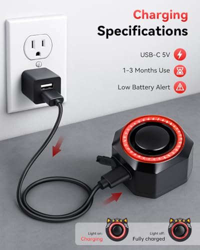 Electop 120dB Car Alarm with Vibration Sensor & Siren