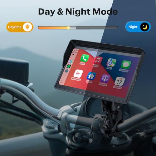 WonVon Motorcycle CarPlay & Android Auto Navigation Display