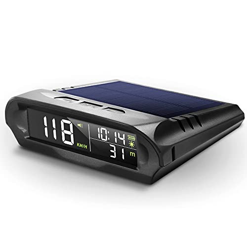 Mulcort Solar GPS Head-Up Display with Digital Speedometer