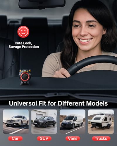 Electop 120dB Car Alarm with Vibration Sensor & Siren