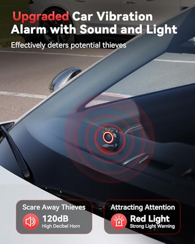 Electop 120dB Car Alarm with Vibration Sensor & Siren