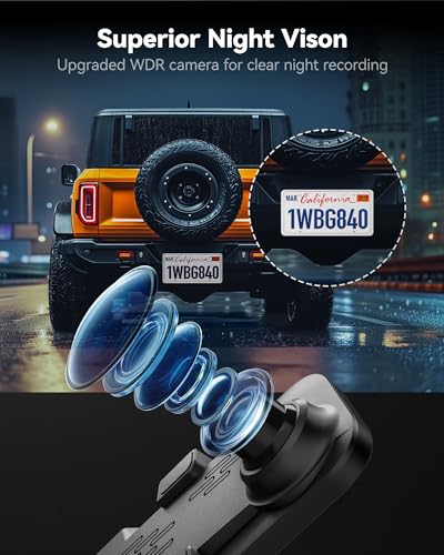 WOLFBOX G840S 12-Inch 4K Mirror Dash Cam & Backup Camera