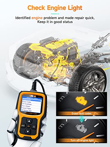 ANCEL AD410 OBD2 Scanner & Check Engine Code Reader