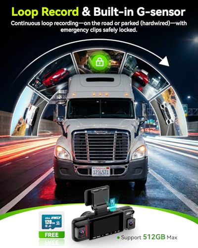 IIWEY N6 PRO 4K STARVIS 2 4-Channel 360° Dash Cam
