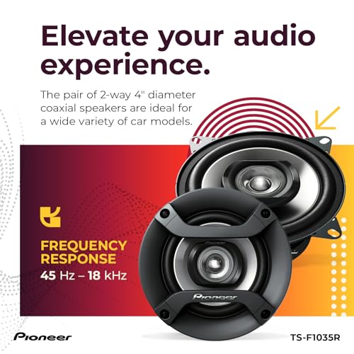 Pioneer F-Series 2-Way & 3-Way Car Audio Speakers