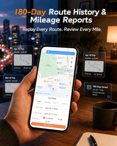OBD-II Real-Time GPS Vehicle Tracker with No Monthly Fee