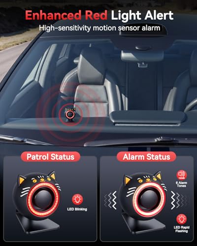 Electop 120dB Car Alarm with Vibration Sensor & Siren