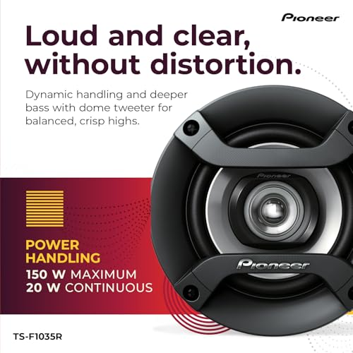 Pioneer F-Series 2-Way & 3-Way Car Audio Speakers