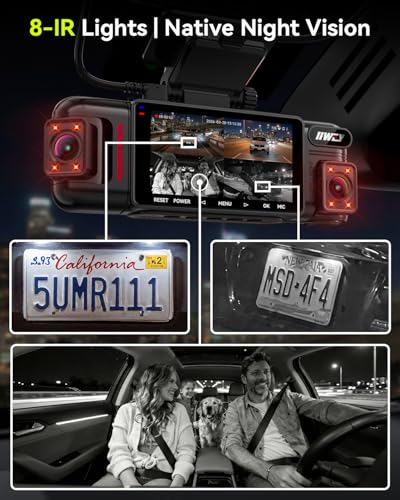 IIWEY N6 PRO 4K STARVIS 2 4-Channel 360° Dash Cam