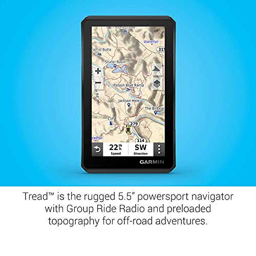Garmin Tread 5.5-Inch Off-Road GPS Navigator with Group Ride