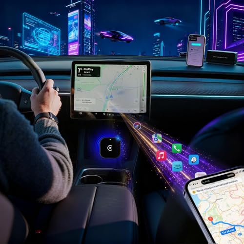 Yizro 2026 Wireless CarPlay Adapter for iPhone & Android