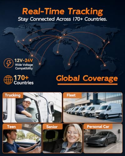 OBD-II Real-Time GPS Vehicle Tracker with No Monthly Fee