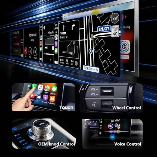 Yizro 2026 Wireless CarPlay Adapter for iPhone & Android
