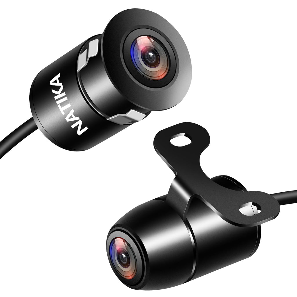 NATIKA 720P AHD Night Vision Backup Camera with Dual Mount
