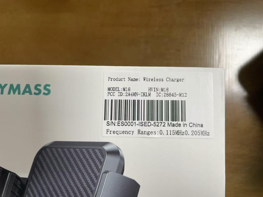 JOYMASS 15W Auto-Clamping Wireless Car Charger Mount