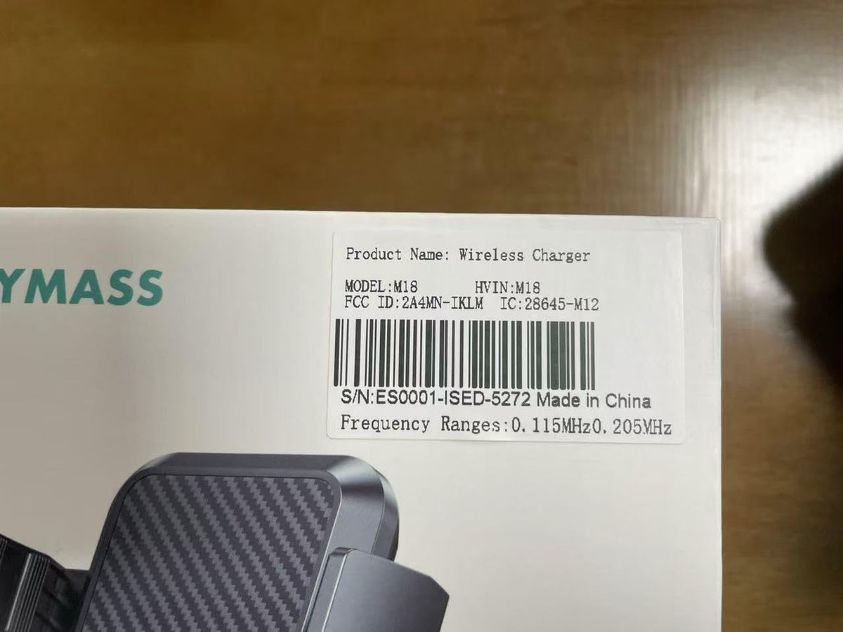 JOYMASS 15W Auto-Clamping Wireless Car Charger Mount