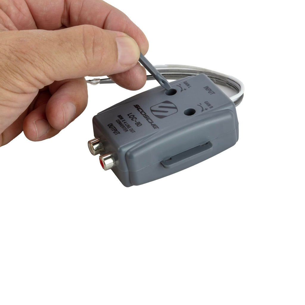 Scosche Adjustable Line Output Converter for Car Amplifiers