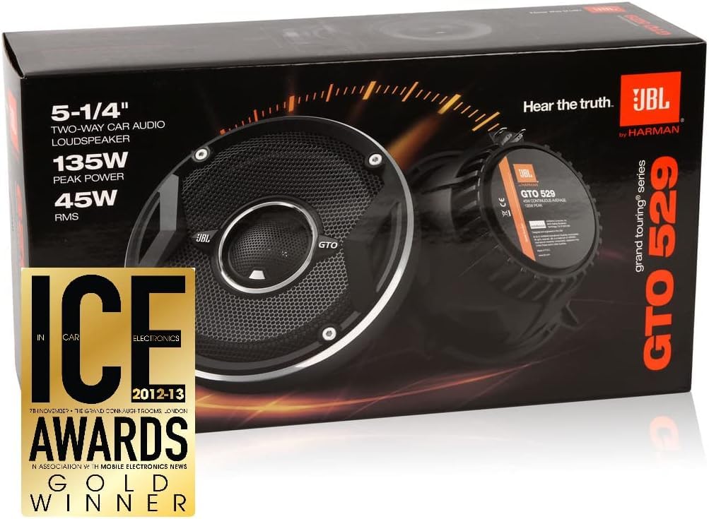 JBL GTO609C 6.5-Inch 270W Component Car Speaker System