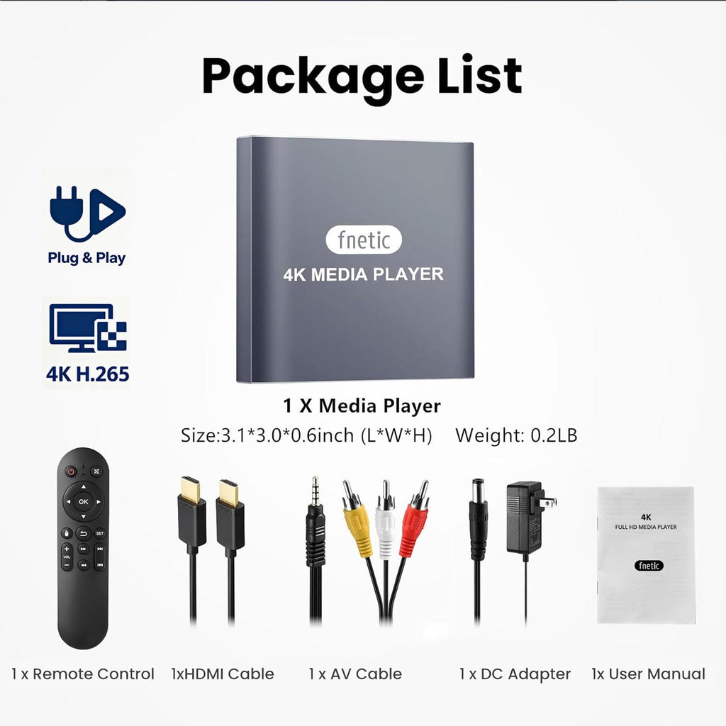 4K Full HD USB & microSD Digital Media Player for Signage