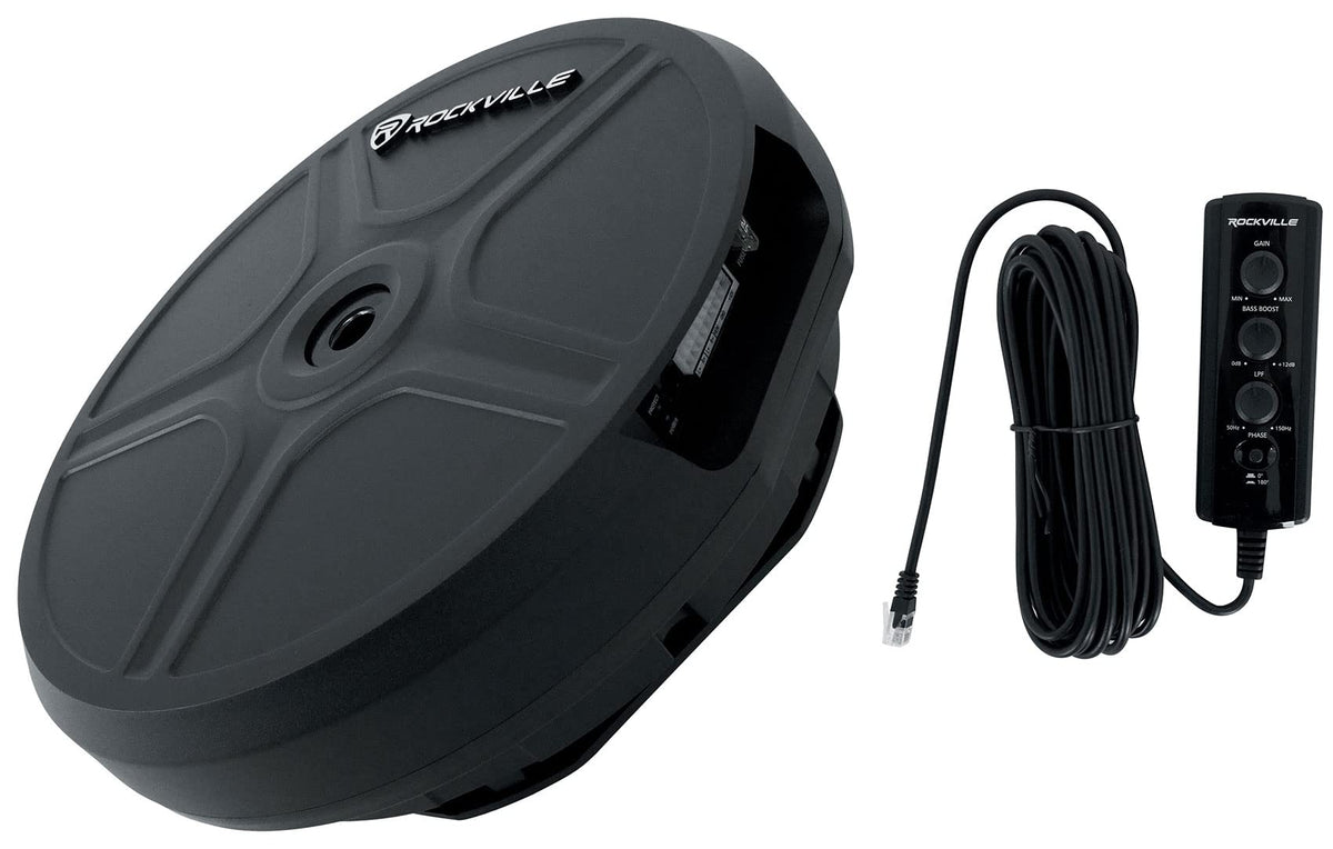 Rockville RockGhost V2 800W 11-Inch Spare Tire Subwoofer