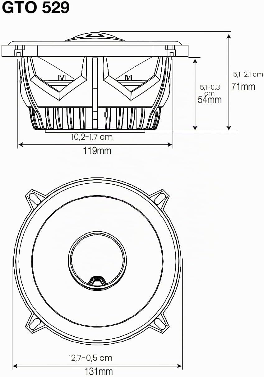JBL GTO609C 6.5-Inch 270W Component Car Speaker System