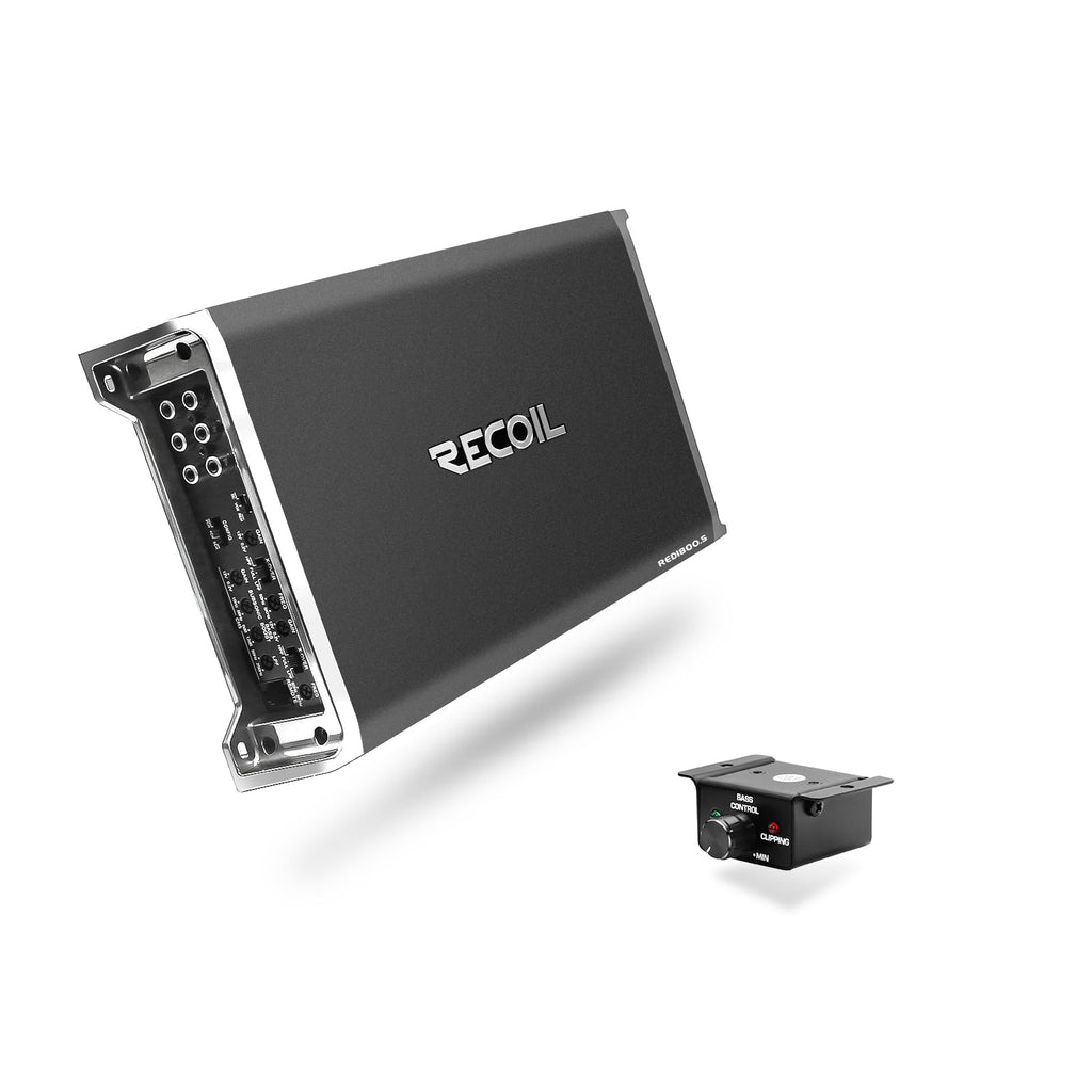 Recoil RED1800.5 1800W 5-Channel Class-D Car Amplifier