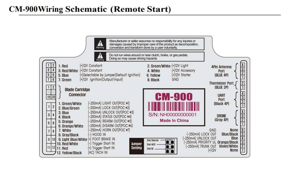 Compustar CS4900S 2-Way Remote Start & Keyless Entry Kit