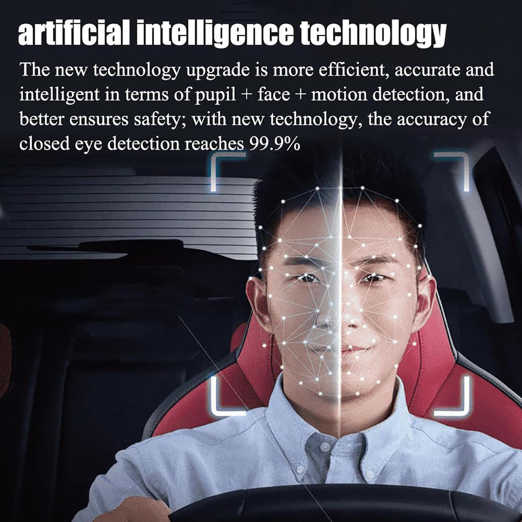 YTUOL AI Driver Fatigue Alarm & Anti-Sleep Monitor for Vehicles