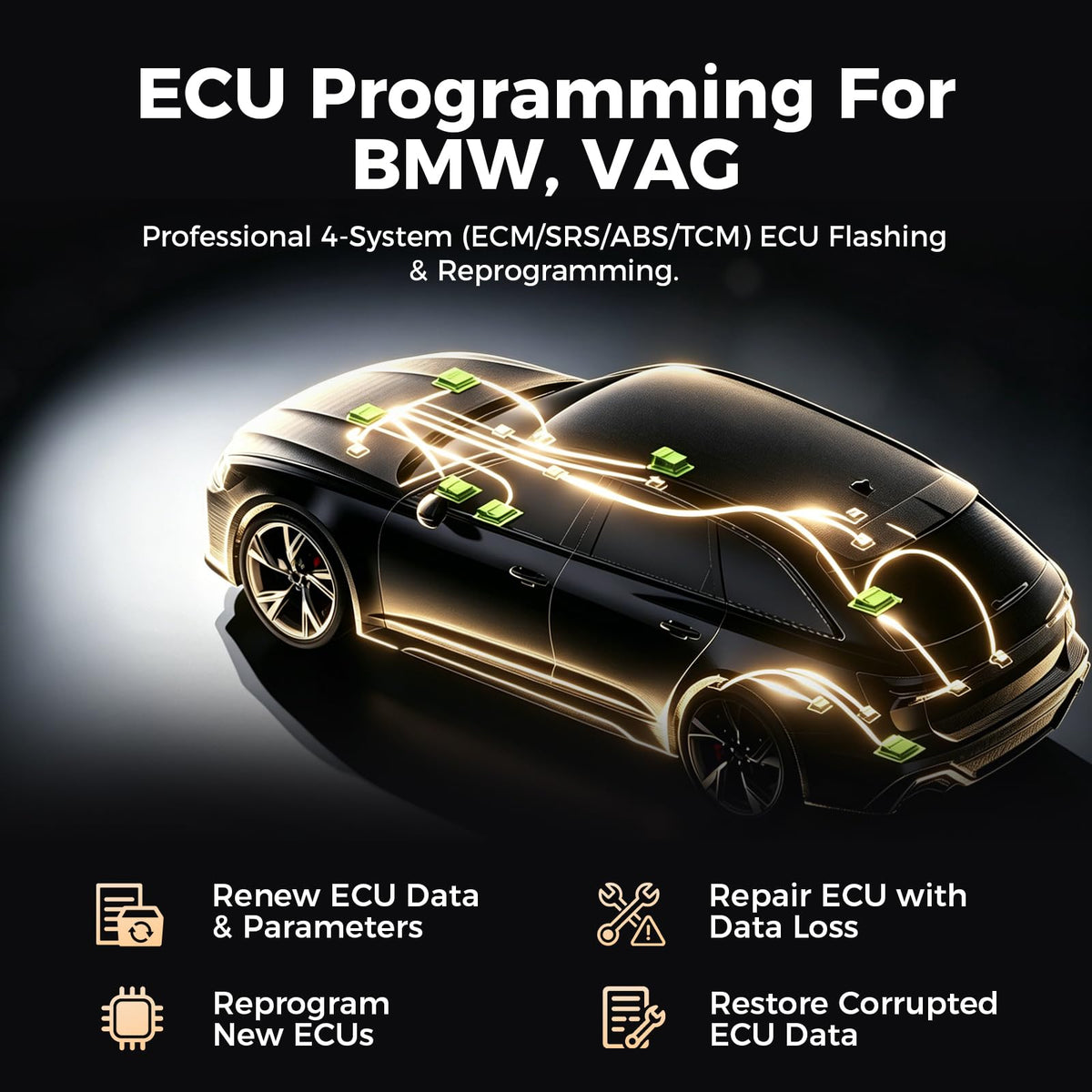 TOPDON Bidirectional OBD2 Scanner with ECU Coding