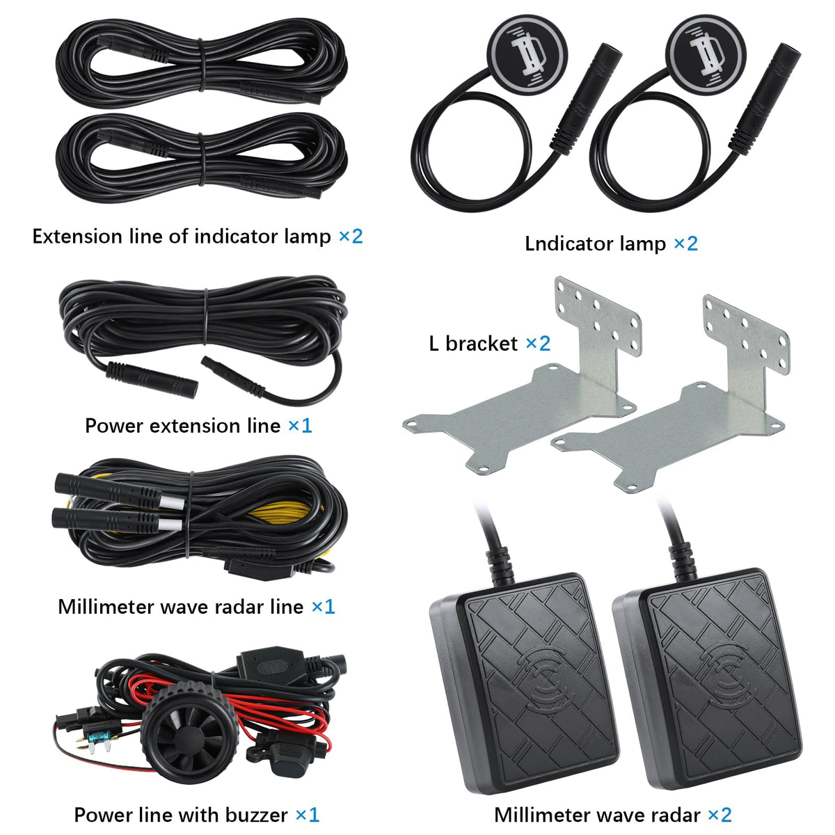 BlueDex 24GHz Blind Spot & Lane Change Warning System