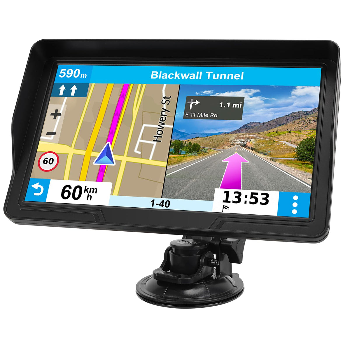 9-Inch GPS Navigator for Car, Truck & RV with 2026 Maps