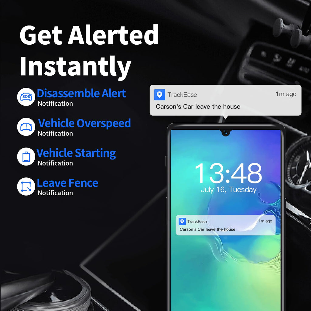 VITALGLOW 4G GPS Vehicle Tracker with No Monthly Fee