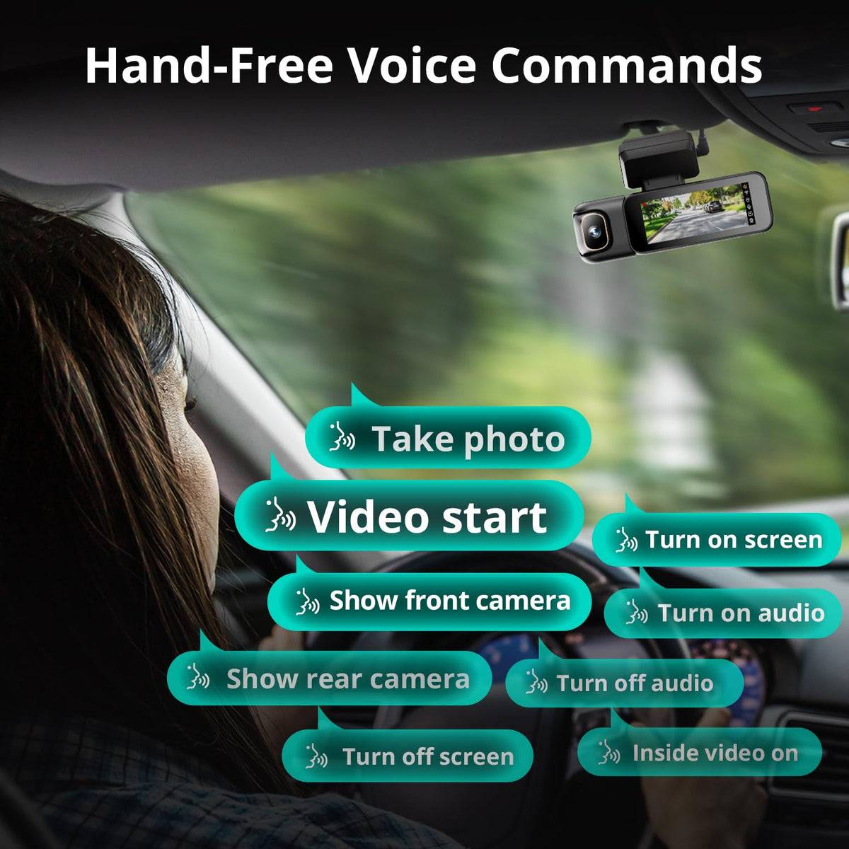 BOTSLAB G980H 4-Channel 360° Dash Cam with GPS & WiFi