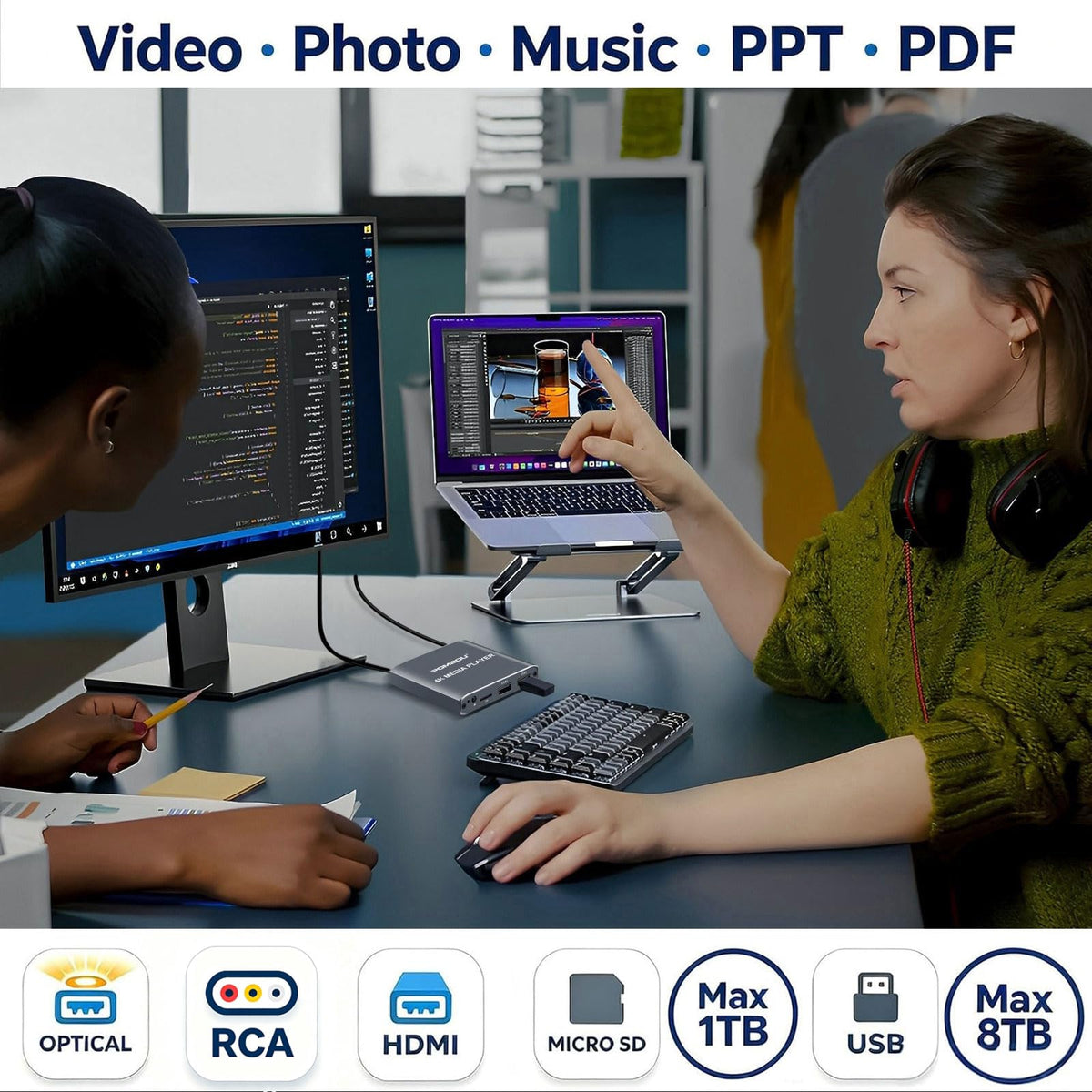 4K Full HD USB & microSD Digital Media Player for Signage