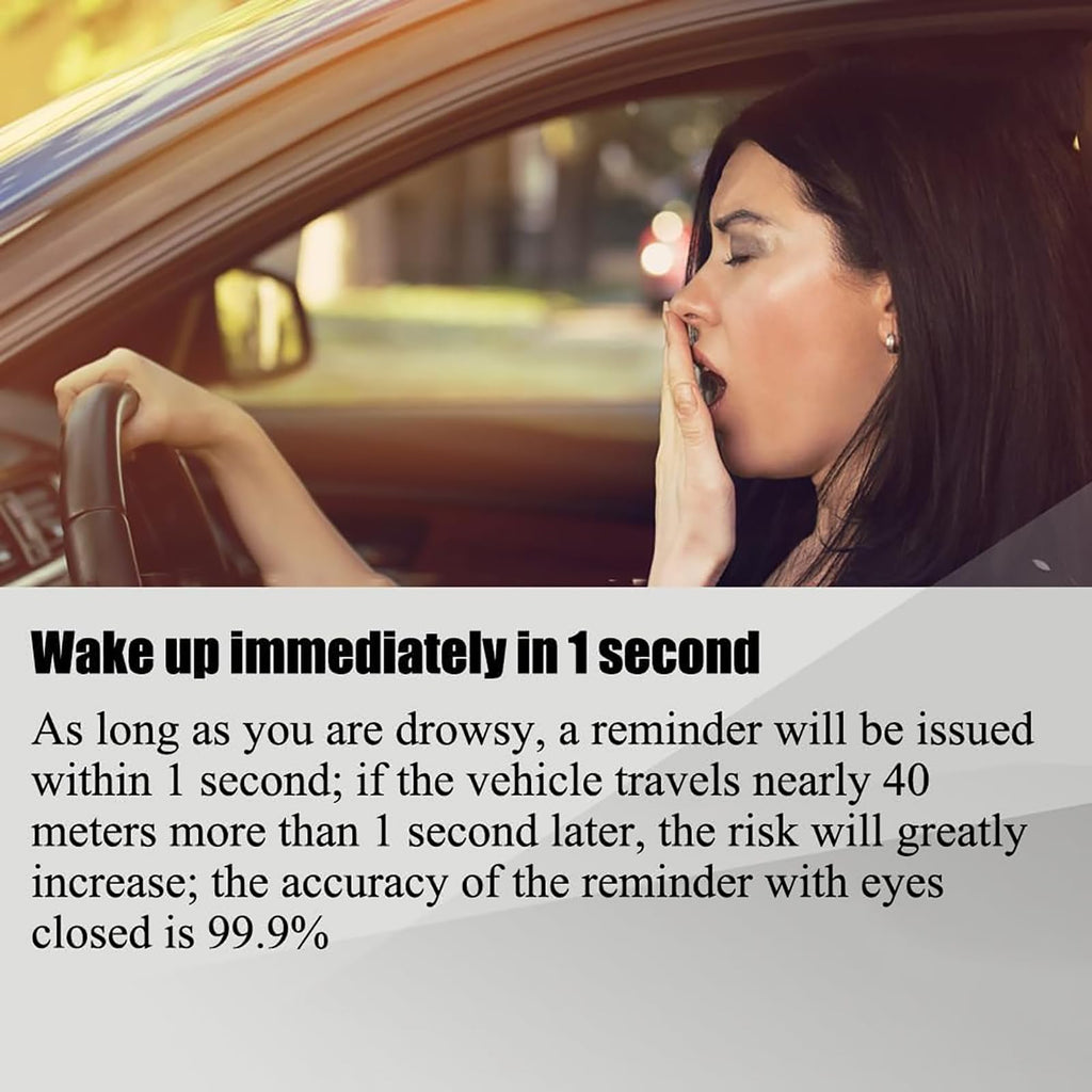 YTUOL AI Driver Fatigue Alarm & Anti-Sleep Monitor for Vehicles