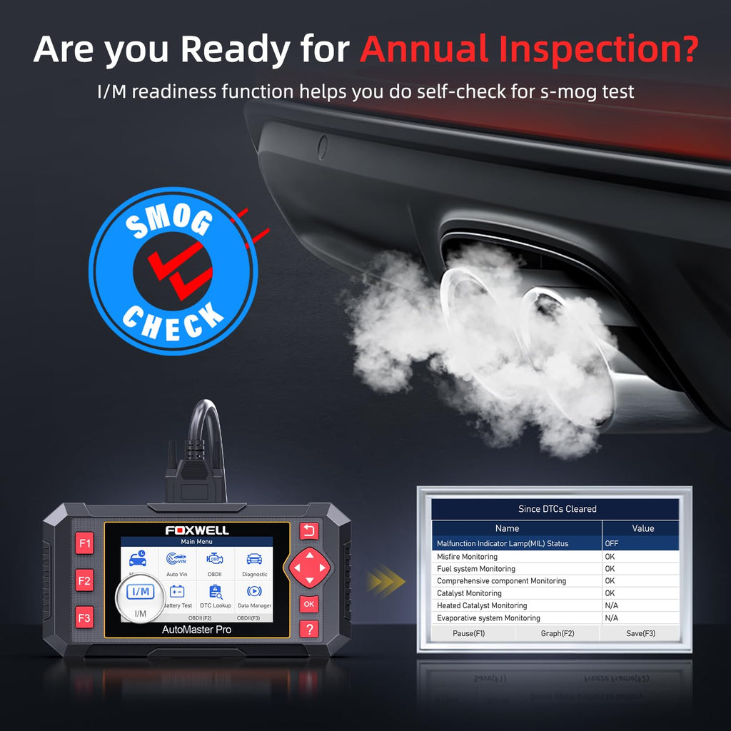 FOXWELL NT604 Elite OBD2 Scanner for ABS SRS & Transmission