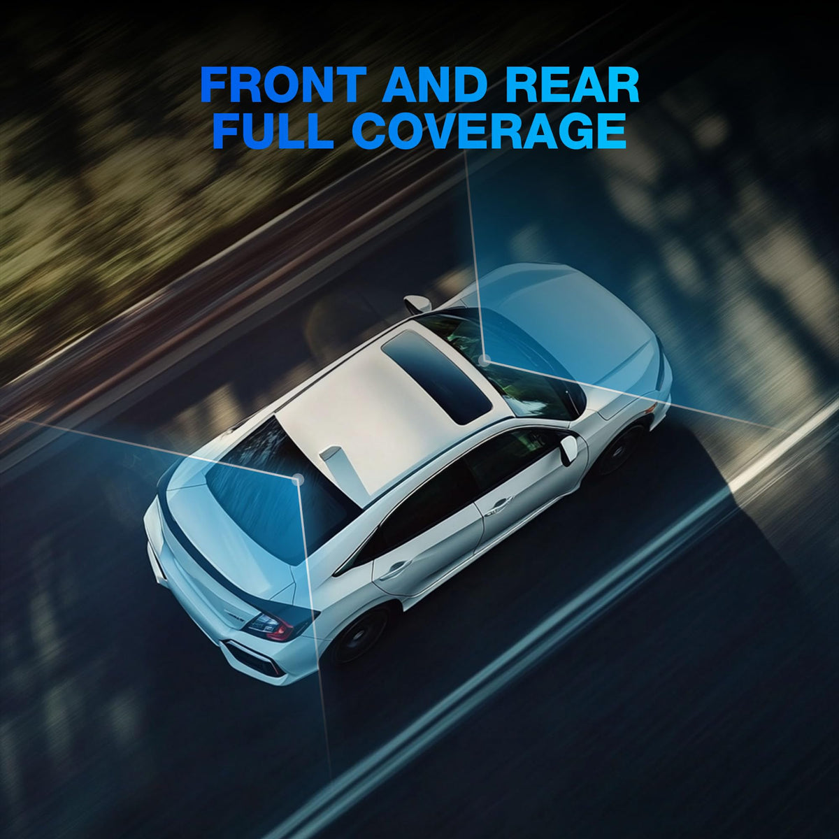 Type S 1440p AI ADAS Dual Dash Cam with Collision Alerts