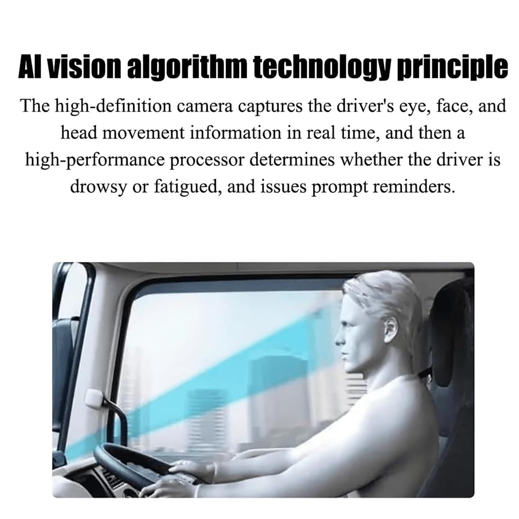YTUOL AI Driver Fatigue Alarm & Anti-Sleep Monitor for Vehicles