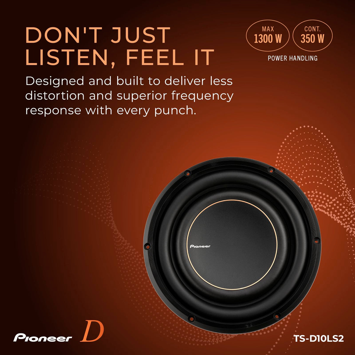 Pioneer TS-D Series High-Power Car Audio Subwoofer