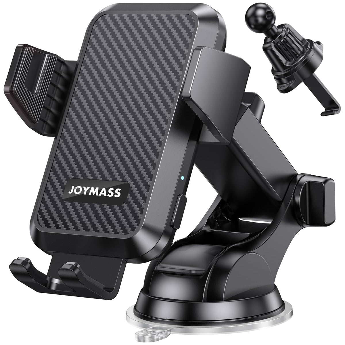 JOYMASS 15W Auto-Clamping Wireless Car Charger Mount