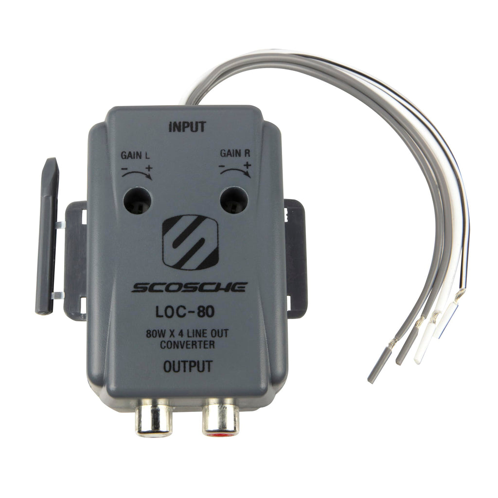 Scosche Adjustable Line Output Converter for Car Amplifiers