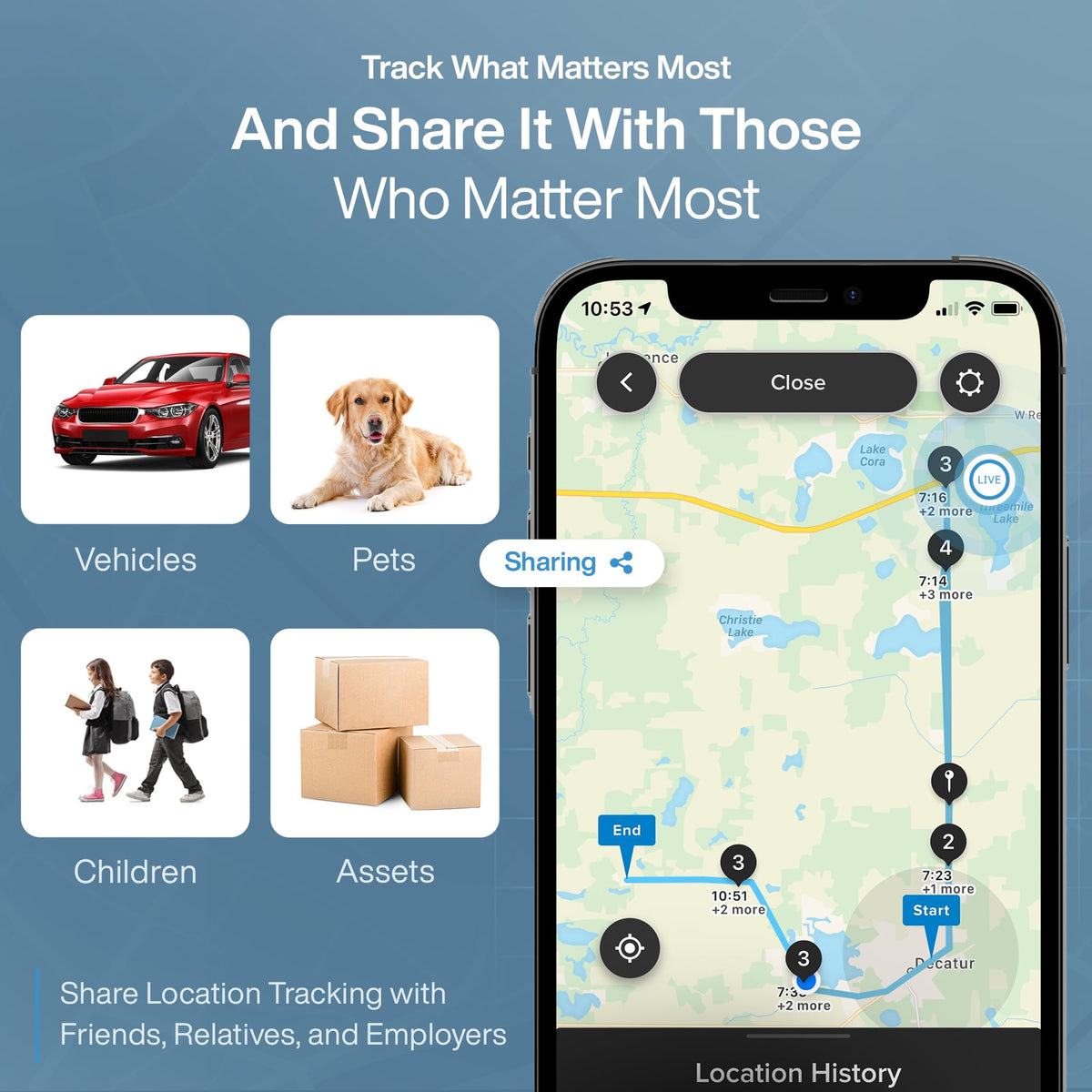 Cube GPS Tracker with 4G LTE & 1 Year Battery - IP67 Waterproof Real Time GPS Tracker for Cars - Hidden Magnetic Tracking Device for Cars, Fleets, Trailers