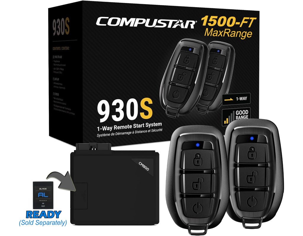 Compustar CS930-S 1-Way Remote Start & Keyless Entry Kit