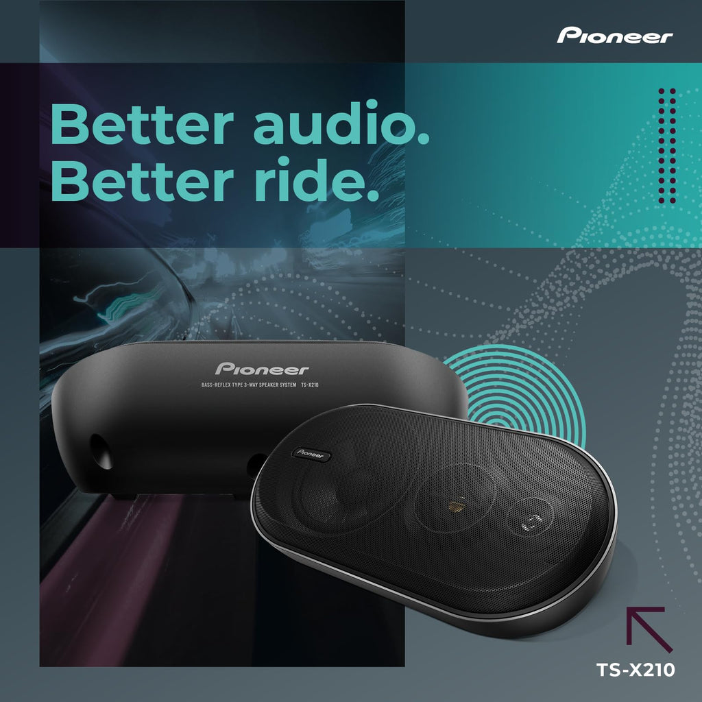 Pioneer TS-X Series 3-Way Surface-Mount Car Speakers