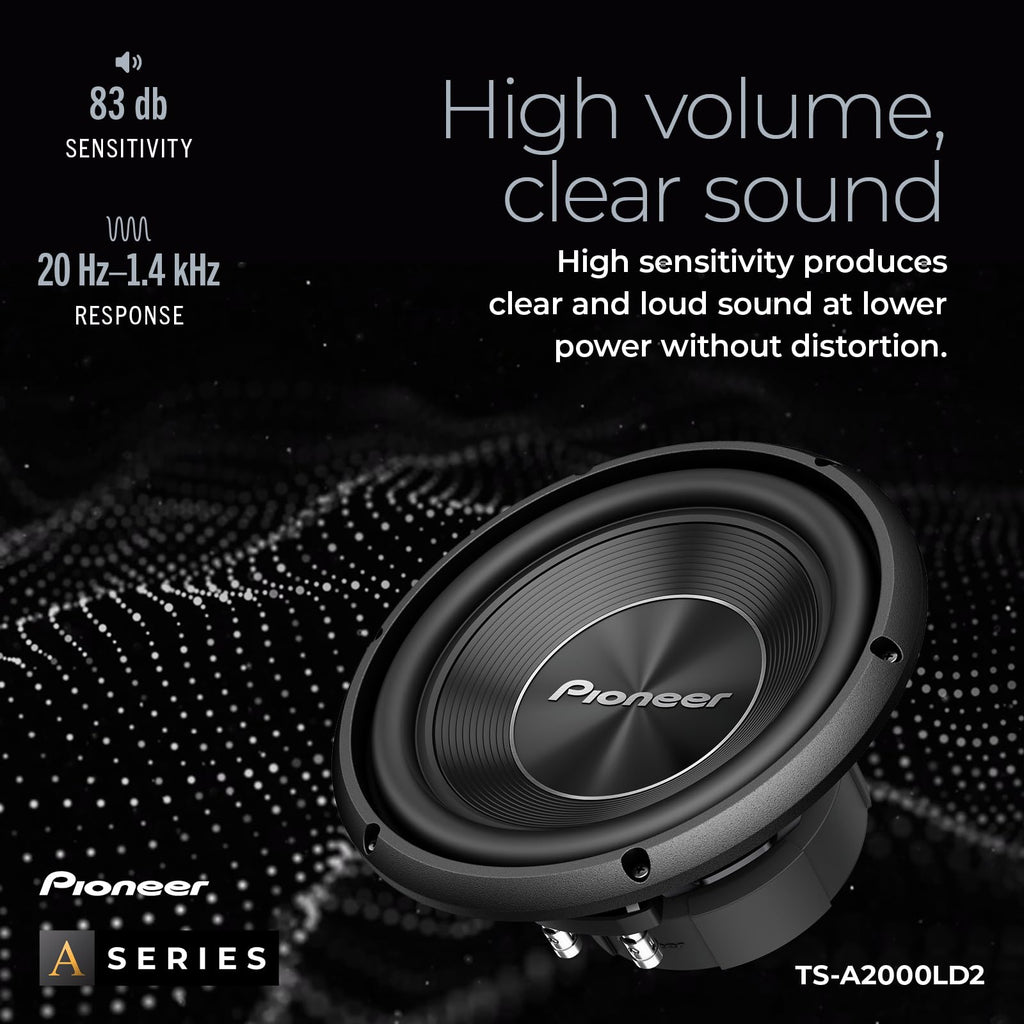 Pioneer A-Series TS-A25S4 10-Inch Car Audio Subwoofer