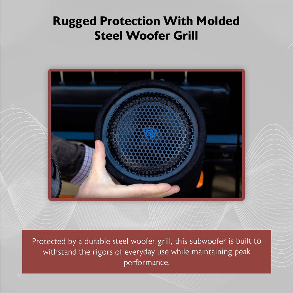 Rockville RTB65A 6.5-Inch 300W Powered Bass Tube Subwoofer
