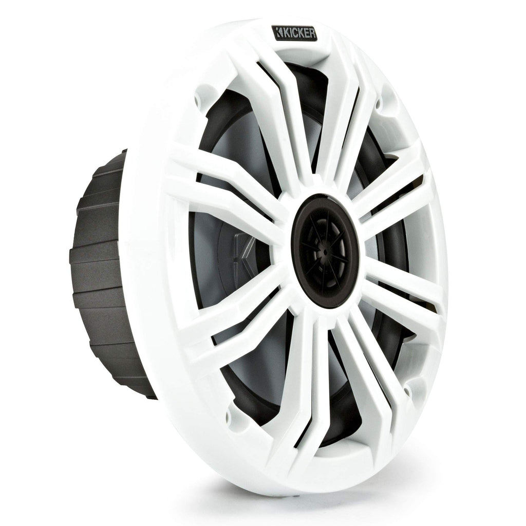 KICKER 6.5-Inch White Marine OEM Replacement Speakers 4-Pack
